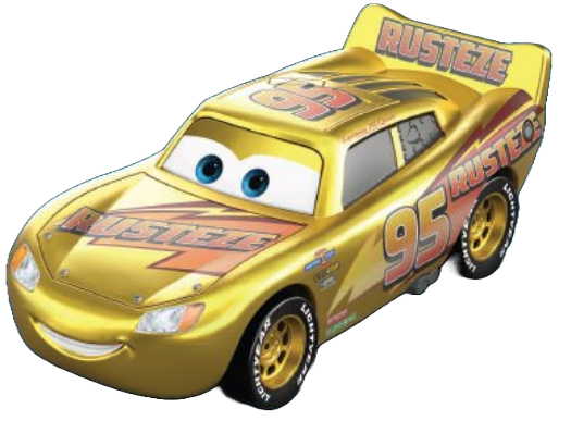 File:Golden Lightning McQueen render.png