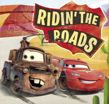 File:Cars Rule the Road badge Ridin the Roads.png