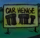 As seen in a comic, written without a hyphen.