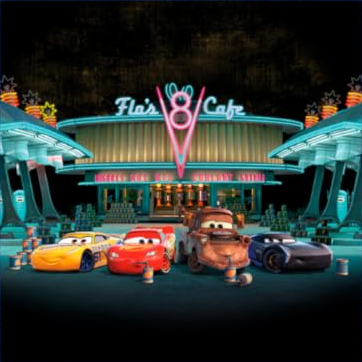 File:Cars Neon Nights badge Main poster.png