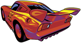 File:Cars Classic Graphic Lightning McQueen rear 2D art.png