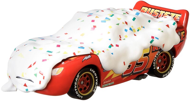 File:Cupcake Lightning McQueen diecast.jpg
