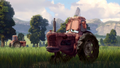 Planes (2013) - Some tractors grazing in Propwash Junction.