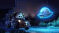 Mater meets Mator outside in Unidentified Flying Mater