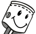 Lil' Miss Piston, the mascot.