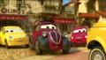 A car with a similar appearance in Cars 2