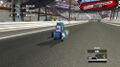 Guido racing in Radiator Springs Speedway