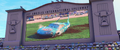 "Damaged" - King's wreck on the spectator screen reminds McQueen of his mentor's last race.
